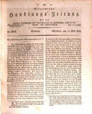 Allgemeine Handlungs-Zeitung Sonntag 11. Mai 1828