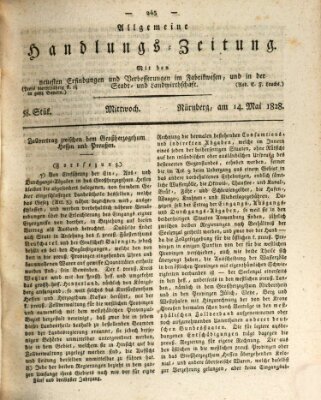 Allgemeine Handlungs-Zeitung Mittwoch 14. Mai 1828