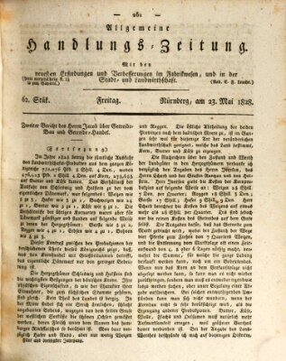 Allgemeine Handlungs-Zeitung Freitag 23. Mai 1828