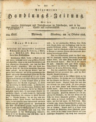 Allgemeine Handlungs-Zeitung Mittwoch 15. Oktober 1828