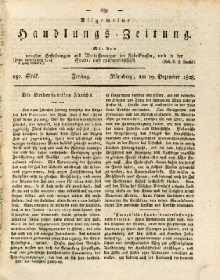 Allgemeine Handlungs-Zeitung Freitag 19. Dezember 1828