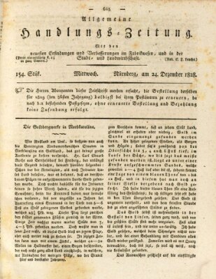 Allgemeine Handlungs-Zeitung Mittwoch 24. Dezember 1828