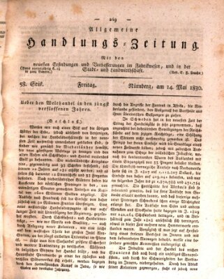 Allgemeine Handlungs-Zeitung Freitag 14. Mai 1830