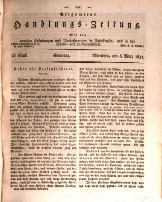 Allgemeine Handlungs-Zeitung Sonntag 6. März 1831