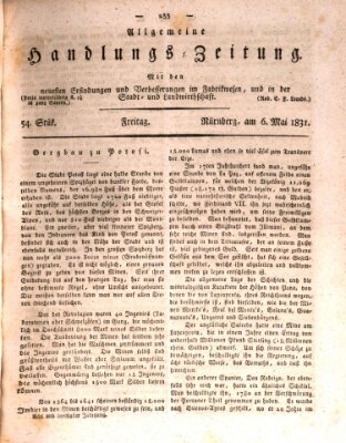 Allgemeine Handlungs-Zeitung Freitag 6. Mai 1831