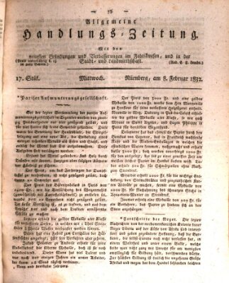 Allgemeine Handlungs-Zeitung Mittwoch 8. Februar 1832