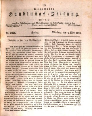 Allgemeine Handlungs-Zeitung Freitag 9. März 1832