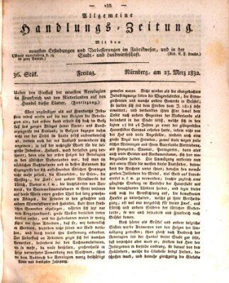 Allgemeine Handlungs-Zeitung Freitag 23. März 1832