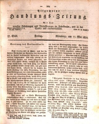 Allgemeine Handlungs-Zeitung Freitag 11. Mai 1832