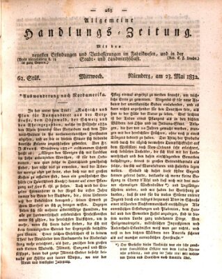 Allgemeine Handlungs-Zeitung Mittwoch 23. Mai 1832