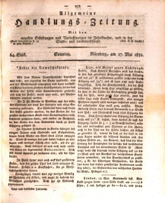 Allgemeine Handlungs-Zeitung Sonntag 27. Mai 1832