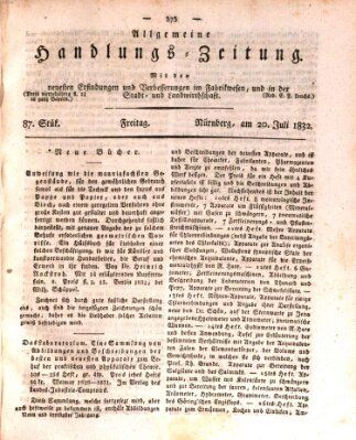 Allgemeine Handlungs-Zeitung Freitag 20. Juli 1832