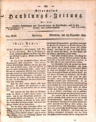 Allgemeine Handlungs-Zeitung Sonntag 23. Dezember 1832