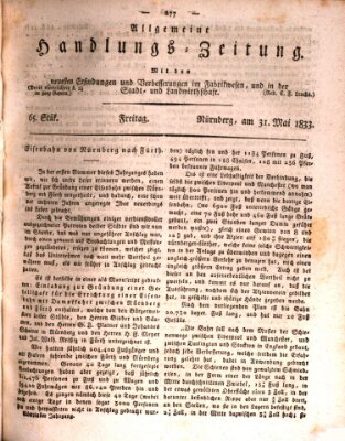 Allgemeine Handlungs-Zeitung Freitag 31. Mai 1833