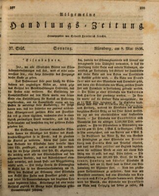 Allgemeine Handlungs-Zeitung Sonntag 8. Mai 1836