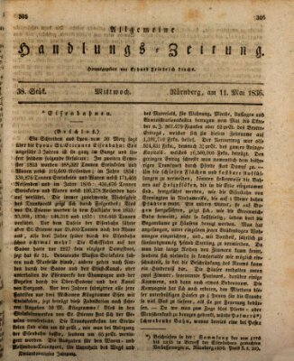 Allgemeine Handlungs-Zeitung Mittwoch 11. Mai 1836