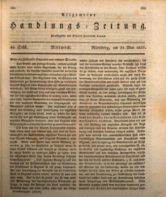 Allgemeine Handlungs-Zeitung Mittwoch 31. Mai 1837