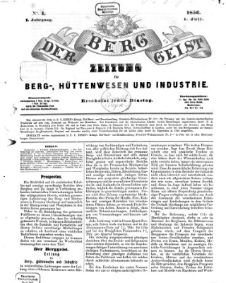 Der Berggeist Dienstag 1. Juli 1856