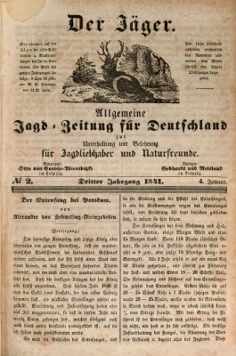 Der Jäger Montag 4. Januar 1841