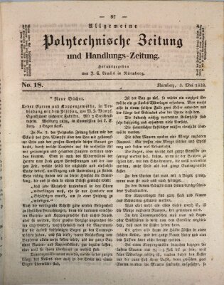 Allgemeine polytechnische Zeitung und Handlungs-Zeitung (Allgemeine Handlungs-Zeitung) Donnerstag 3. Mai 1838