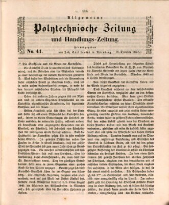 Allgemeine polytechnische Zeitung und Handlungs-Zeitung (Allgemeine Handlungs-Zeitung) Mittwoch 8. Oktober 1845