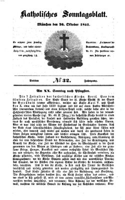 Katholisches Sonntagsblatt Sonntag 26. Oktober 1851