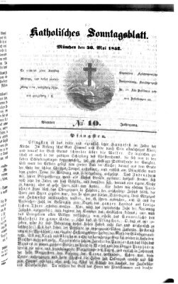 Katholisches Sonntagsblatt Sonntag 30. Mai 1852