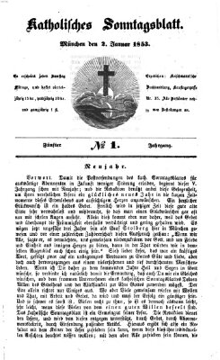 Katholisches Sonntagsblatt Sonntag 2. Januar 1853