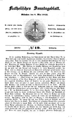 Katholisches Sonntagsblatt Sonntag 8. Mai 1853