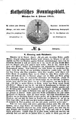 Katholisches Sonntagsblatt Sonntag 4. Februar 1855