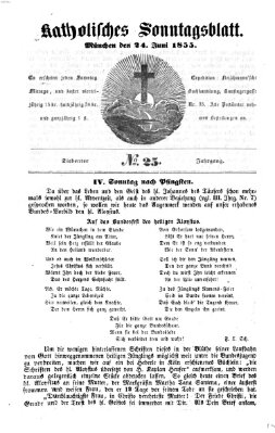 Katholisches Sonntagsblatt Sonntag 24. Juni 1855