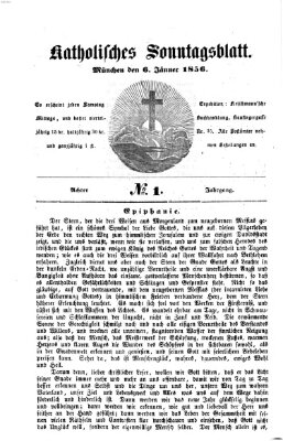 Katholisches Sonntagsblatt Sonntag 6. Januar 1856