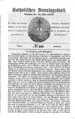 Katholisches Sonntagsblatt Sonntag 18. Mai 1856