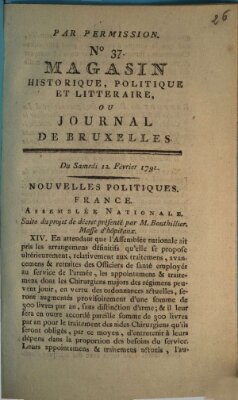 Le Journal de Bruxelles Samstag 12. Februar 1791