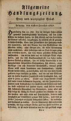 Allgemeine Handlungszeitung Montag 29. Oktober 1787