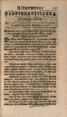 Allgemeine Handlungszeitung Montag 17. Dezember 1787