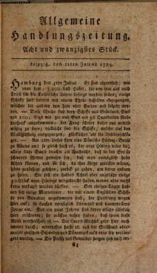 Allgemeine Handlungszeitung Samstag 11. Juli 1789