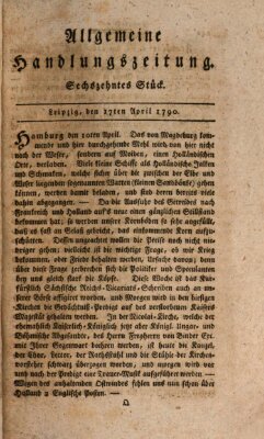 Allgemeine Handlungszeitung Samstag 17. April 1790