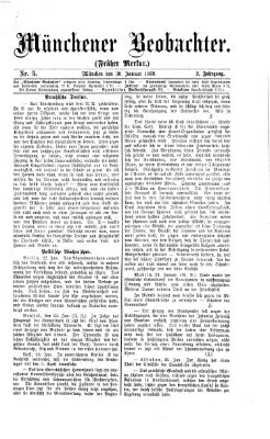 Merkur Samstag 30. Januar 1869