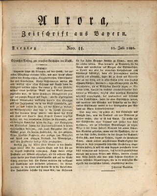 Aurora Freitag 25. Juli 1828