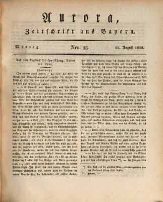 Aurora Montag 11. August 1828