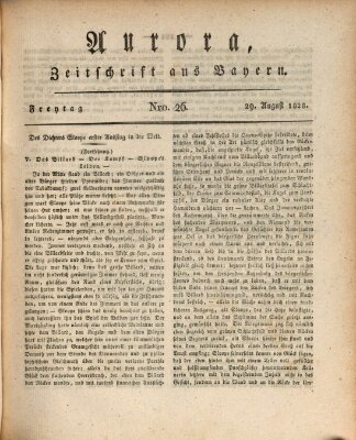 Aurora Freitag 29. August 1828