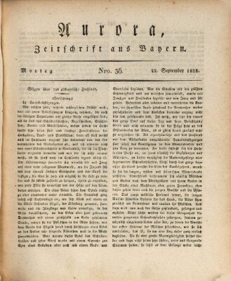 Aurora Montag 22. September 1828