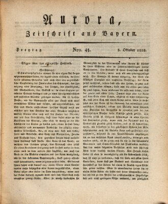 Aurora Freitag 3. Oktober 1828