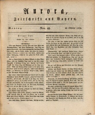 Aurora Montag 20. Oktober 1828