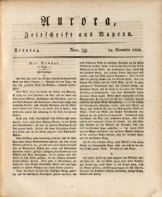 Aurora Freitag 14. November 1828