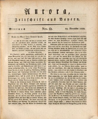 Aurora Mittwoch 19. November 1828