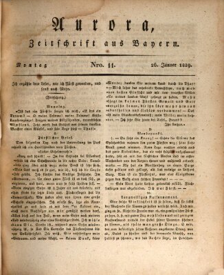 Aurora Montag 26. Januar 1829