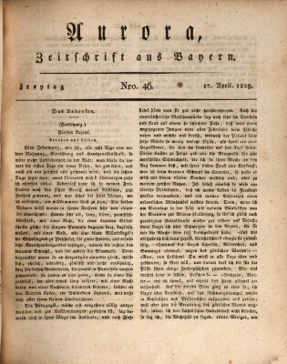 Aurora Freitag 17. April 1829