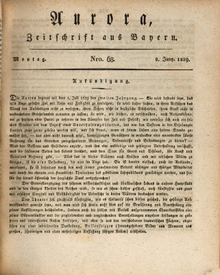 Aurora Montag 8. Juni 1829